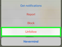 unfollow